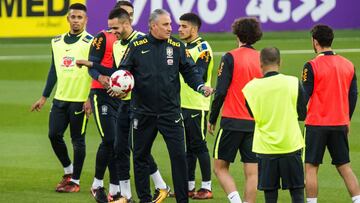 Tite probará jugadores en el amistoso de Brasil ante Japón