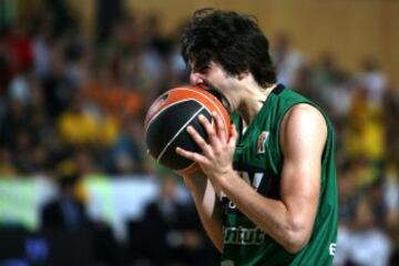 Ricky Rubio jugó con el Joventut de Badalona desde 2005 al 2009.