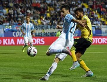 Argentina-Jamaica. Javier Pastore y Adrian Mariappa.