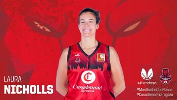 Laura Nicholls, fichaje estelar de Casademont Zaragoza para la LF