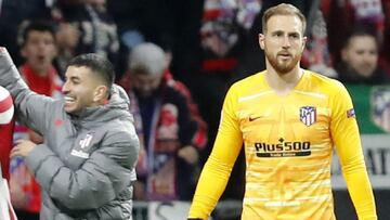 Correa y Oblak, del Atl&eacute;tico de Madrid