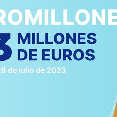 Euromillones: comprobar los resultados del sorteo de hoy, viernes 28 de julio