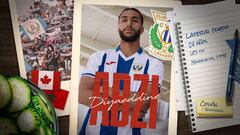 CREATIVIDAD DISTRIBUIDA POR EL LEGANES PARA HACER OFICIAL EL FICHAJE DE ABZI