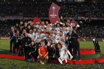 El 20 de diciembre de 2014 el Real Madrid vence al San Lorenzo en la Final del Mundial de Clubes y levanta el cuarto trofeo del año