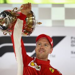 Las mejores imágenes de la victoria de Vettel en Bahréin