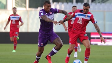 Ra&uacute;l de Tom&aacute;s en el Fiorentina-Espanyol.