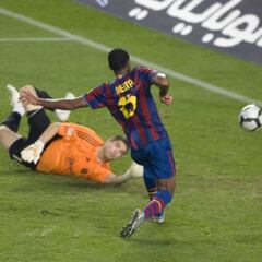 Seydou Keita no tiene piedad del Zaragoza