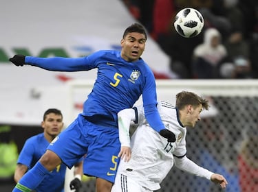 Casemiro en el Rusia-Brasil.
180 minutos.
6.923 km.