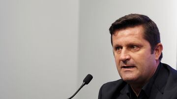 Valladolid. 6/9/2023. Domingo Catoira, director deportivo del Real Valladolid, en la presentación de Mamadou Sylla. Photogenic/Miguel Ángel Santos