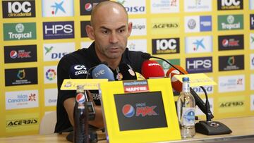 Paco J&eacute;mez, entrenador de Las Palmas.