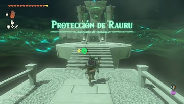 the legend of zelda tears of the kingdom nintendo switch guia santuario qumain