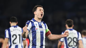 20/02/25 PARTIDO EUROPA LEAGUE PLAYOFF VUELTA
REAL SOCIEDAD - MIDTJYLLAND
CUARTO GOL MIKEL OYARZABAL 4-2 ALEGRIA