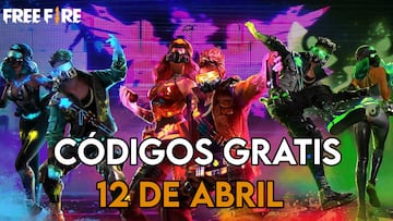 Free Fire códigos gratis hoy 12 de abril