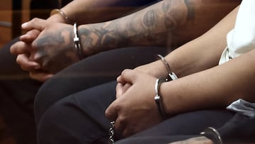 Santiago 9 de Julio 2025.
Audiencia de formalizacion de 3 sujetos que participaron en el asesinato de comerciante de Barrio Meiggs
Javier Torres/Aton Chile