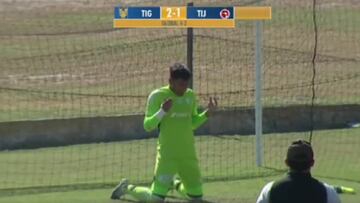 Tigres Sub-19: Portero se entera de la muerte de su padre en pleno encuentro