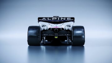 Presentaci車n del coche de F車rmula Uno BWT Alpine Racing A524 durante la presentaci車n de la temporada 2024 del equipo Alpine, en Enstone, en el centro de Inglaterra.
