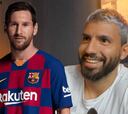 Messi interrumpió a Agüero en pleno streaming... ¡y lo retó!