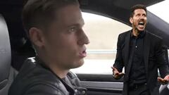 Marcos Llorente y lo que pensó cuando El Cholo lo puso adelante