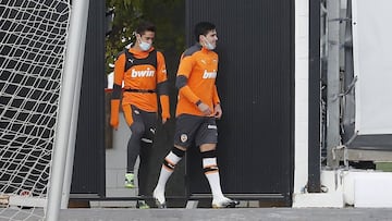 Maxi Gómez, en Paterna.
