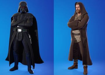 Darth Vader y un nuevo estilo de Obi-Wan Kenobi en Fortnite