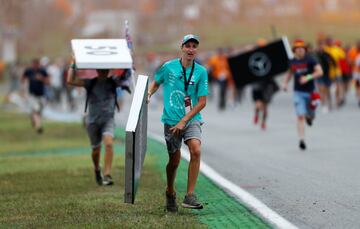 La accidentada carrera en Hockenheim