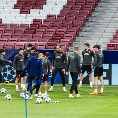 Oblak y Giuliano se apuntan al Inter; Nico no se entrena por indisposición