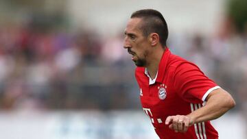 Franck Ribéry, en un reciente partido amistoso con el Bayern Múnich.