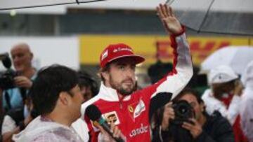PROTAGONISTA. Alonso y Ferrari est&aacute;n en el punto de mira de toda la prensa internacional tambi&eacute;n en el circuito de Suzuka.
 