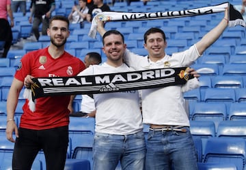 Aficionados del Real Madrid.