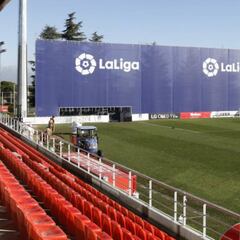 Preocupación en el Málaga por el estado del césped del Cerro