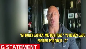 'The Rock' anuncia que sus bebés, su mujer y él tienen Covid-19 y el mensaje que manda es sobrecogedor