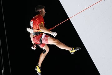 Alberto Ginés medalla de oro en escalada