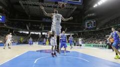 Augusto Lima, durante un partido con el UCAM Murcia.