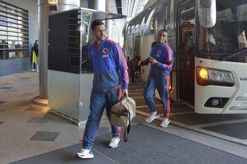 La Selección Colombia llegó a Seúl para el encuentro ante Corea del Sur.