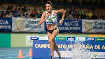 La atleta espa&ntilde;ola Irene S&aacute;nchez-Escribano, durante una competici&oacute;n.