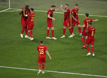 3-0. Romelu Lukaku celebra el tercer gol.