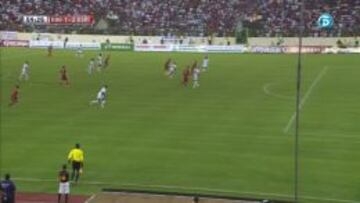 Iniesta, claramente en posición correcta.