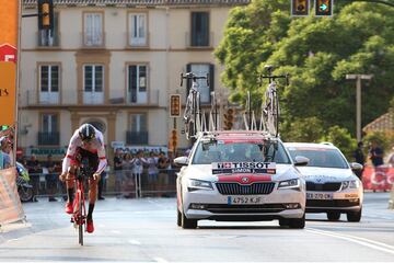 La primera etapa de la Vuelta en Málaga.