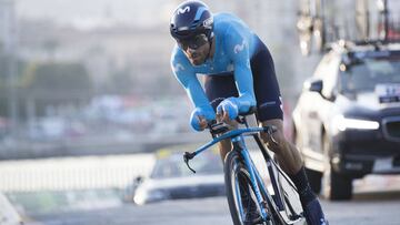 Los españoles en la Vuelta: buena crono de Valverde