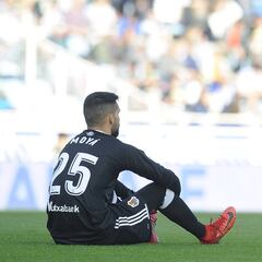 Moyá puede perderse la visita a Anoeta del Atlético de Madrid