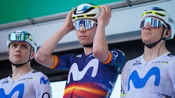 Iván Romeo, en el podio de la Classica Camp de Morvedre.