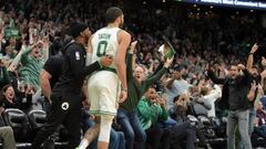 Jayson Tatum, durante un partido con los Boston Celtics