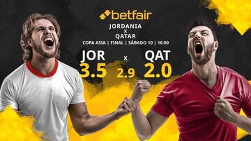 Jordania vs. Qatar: horario, TV, estadísticas, pronósticos y palmarés Copa Asia