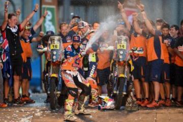 Decimosegunda y última etapa entre Rio Cuarto y Buenos Aires. El británico Sam Sunderland campeón en motos.