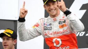 <b>CONFIANZA. </b>Button espera batir a Vettel también en el Mundial.