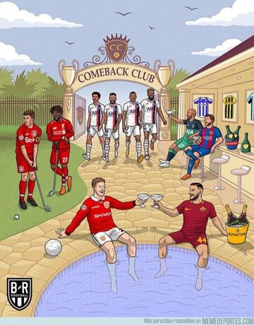 La derrota histórica del Barcelona, protagonista de los memes de la Champions