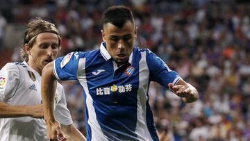 Javi Fuego con el Espanyol.