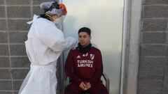 Montiel dio positivo de COVID-19 y no participa de la práctica