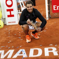 Nadal, Halep y Garbiñe lideran la lista del Mutua Madrid Open