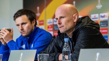 Solbakken habló en rueda de prensa tras la derrota frente al Atlético.